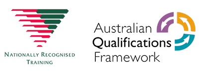 Nationally Recognised Training and Australian Qualifications Framework logos
