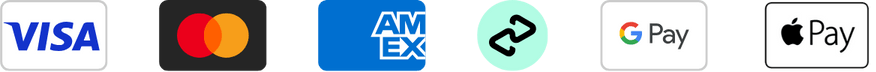 Accepted payment methods: Visa, Mastercard, American Express, Afterpay, Google Pay and Apple Pay